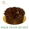 Pure Chocolade krullen taart 13 personen